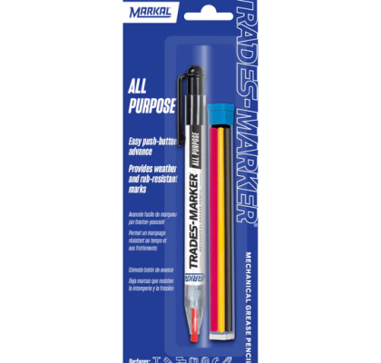 Markal Katı Boyalı Markalama Kalemi TRADES-MARKER Mechanical Grease Pencil